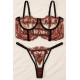 Bralette Set με String από Δαντέλα