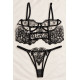 Bralette Set με String από Δαντέλα