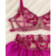 Σετ Σουτιέν με Choker, Ψηλόμεσο G-String και Ζαρτιέρες με Καλτσοδέτες
