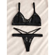 Bralette Set με String από Δαντέλα