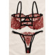 Bralette Set με String από Δαντέλα