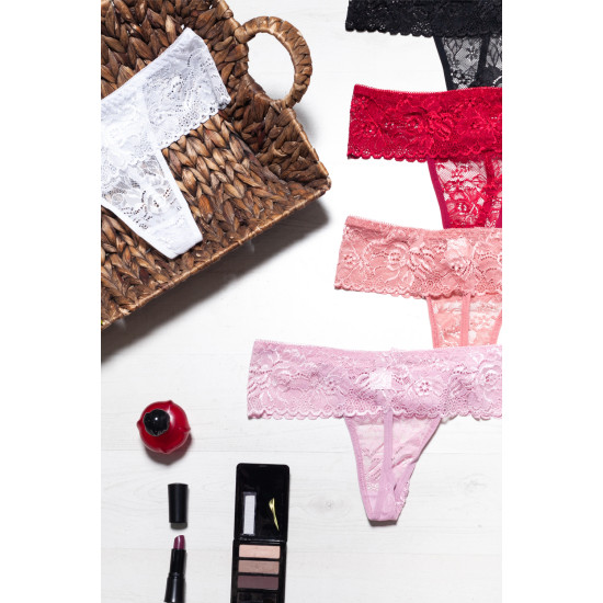 String Δαντέλα με διαφάνεια