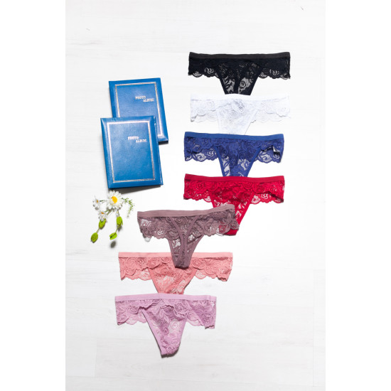 String Δαντέλα με διαφάνεια