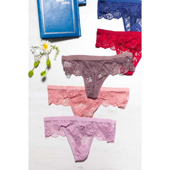 String Δαντέλα με διαφάνεια