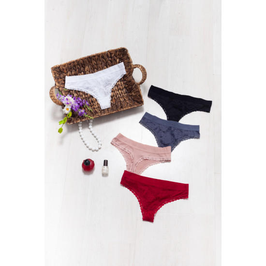 String Δαντέλα με διαφάνεια