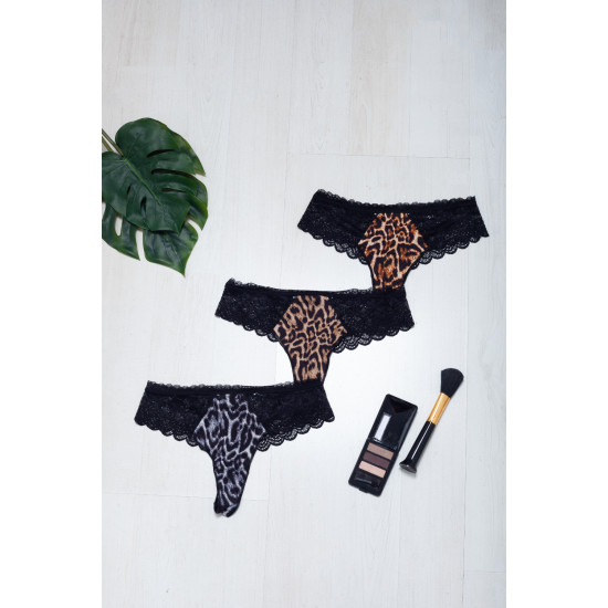 String Δαντέλα με διαφάνεια