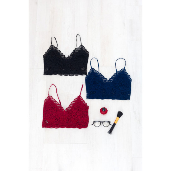 ΣΟΥΤΙΕΝ BRALETTE ΜΕ ΔΑΝΤΕΛΑ