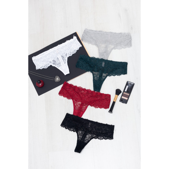 String Δαντέλα με διαφάνεια PLUS SIZE