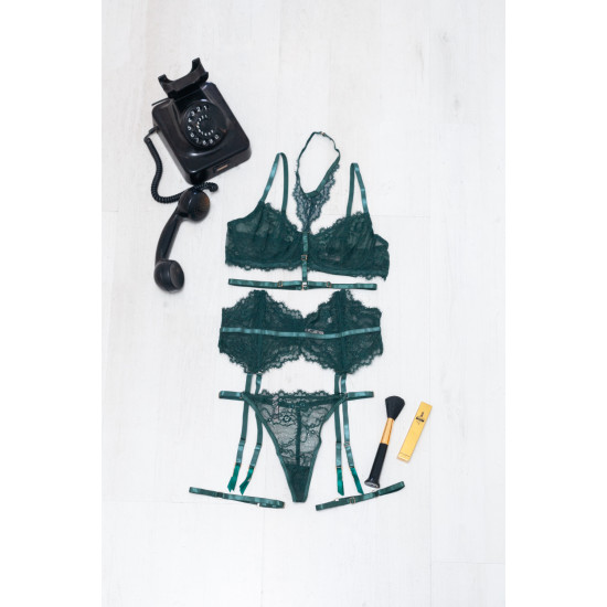 Σετ Σουτιέν με  String, Ζαρτιέρα και Καλτσοδέτες