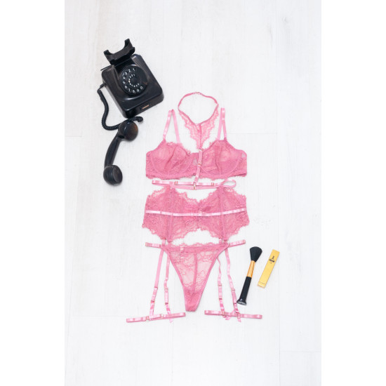 Σετ Σουτιέν με  String, Ζαρτιέρα και Καλτσοδέτες